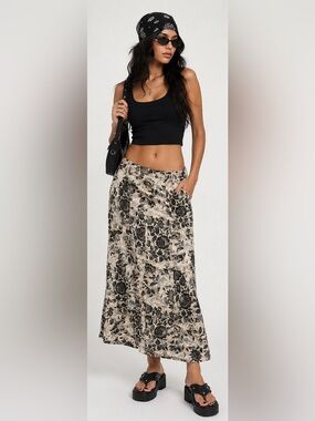 Y2K Floral Skirt